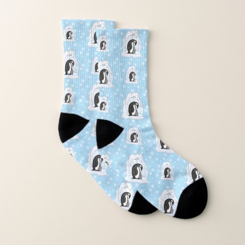 Davin and Annie the Penguins Socks