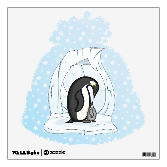 Davin and Annie the Penguins Wall Decal (Front)