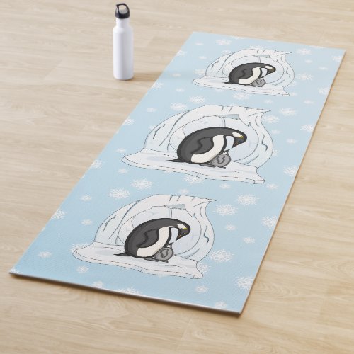 Davin and Annie the Penguins Yoga Mat