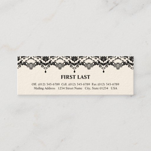 Customizable Davina Business Card