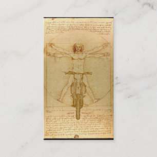 DaVinci Dirt Bike Motocross Business Card