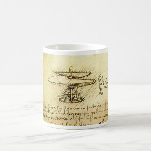 Davinci Helicopter design Coffee Mug