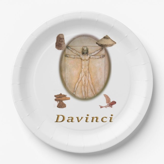 Davinci Paper Plates (Front)