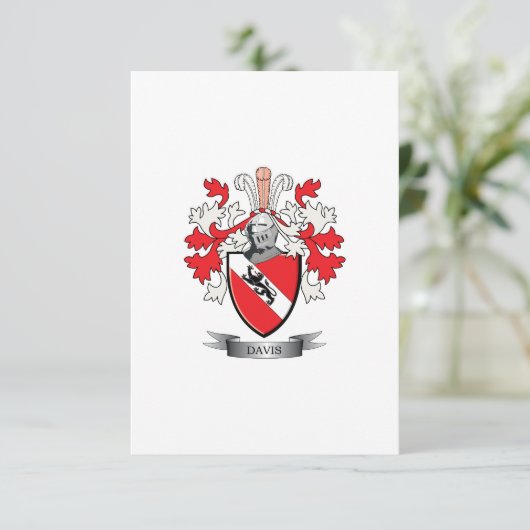Davis Coat of Arms (Standing Front)