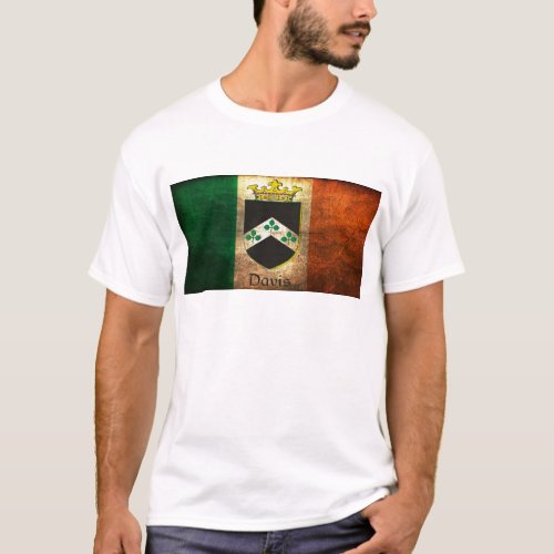 Davis Crest Irish Flag T_Shirt