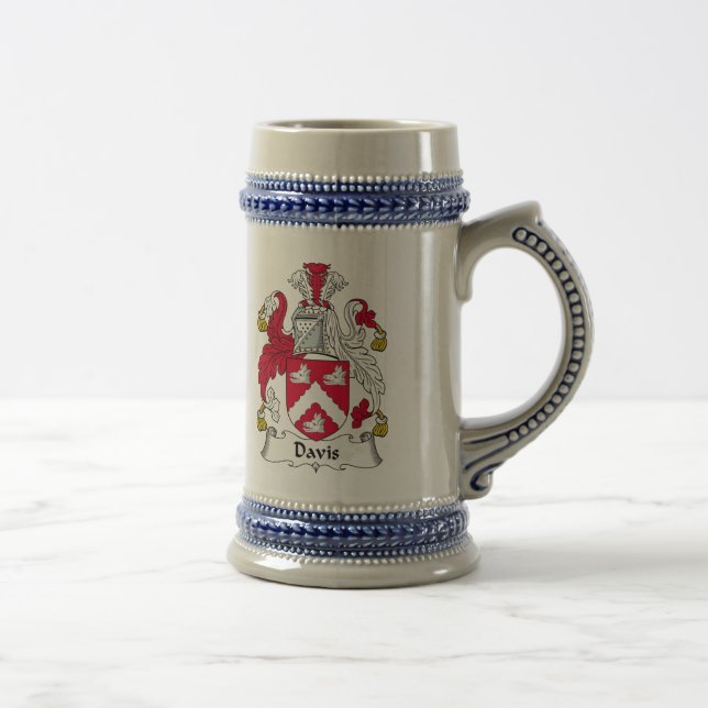 Davis Family Crest Beer Stein (Right)