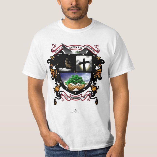 Davis Family Crest T-Shirt (Front)
