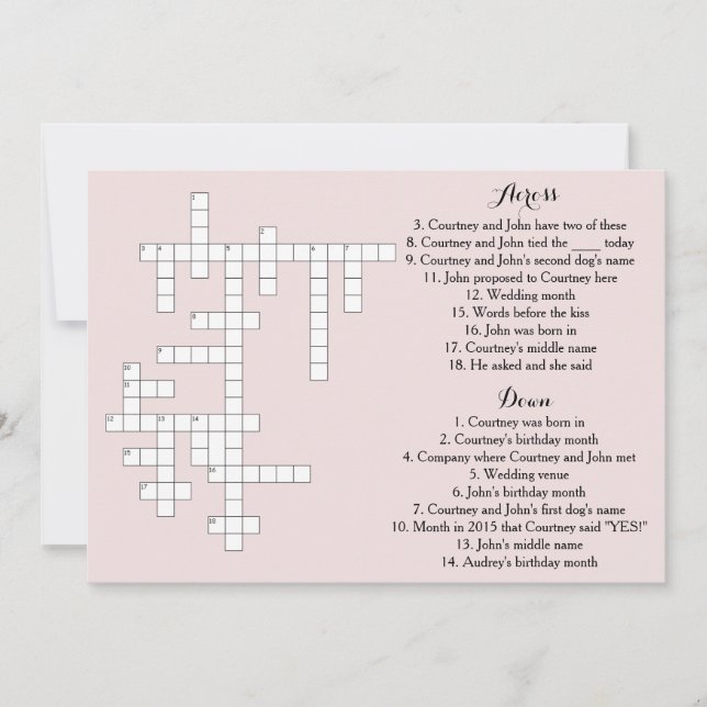 Davis + Harper Menu Card (Front)