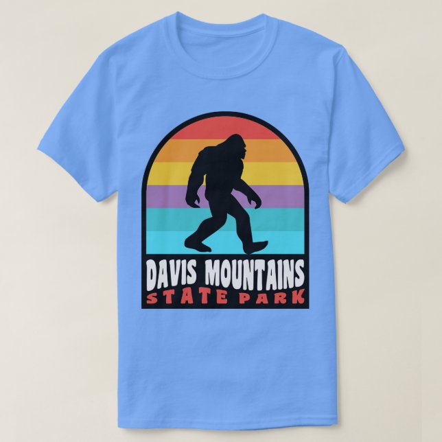 Davis Mountains State Park Texas T-Shirt (Design Front)