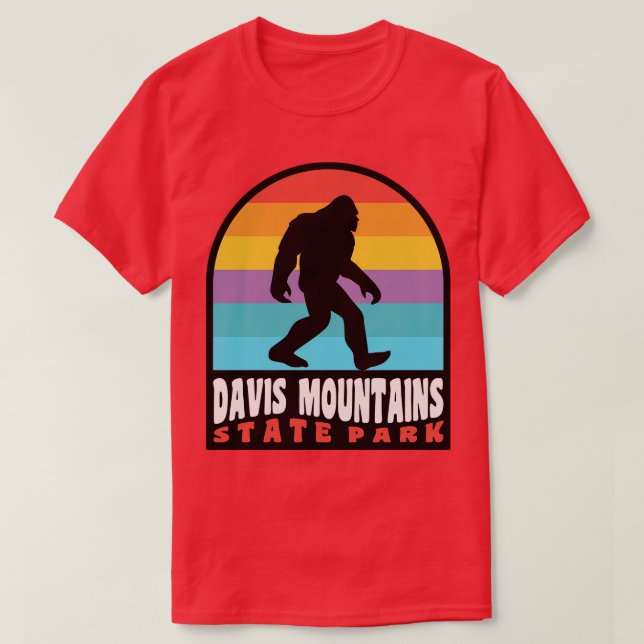 Davis Mountains State Park Texas T-Shirt (Design Front)