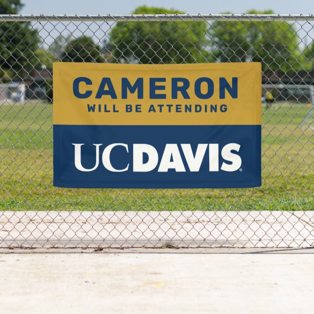 Davis Script | Graduate Will Be Attending Banner (Insitu)