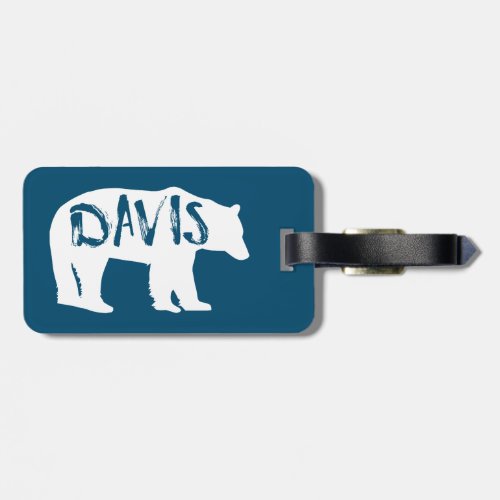 Davis West Virginia Bear Luggage Tag