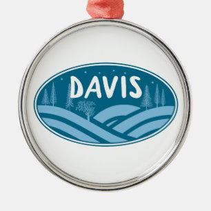Davis West Virginia Outdoors Metal Ornament