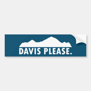 Davis West Virginia Please Bumper Sticker
