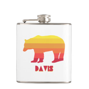 Davis West Virginia Rainbow Bear Flask