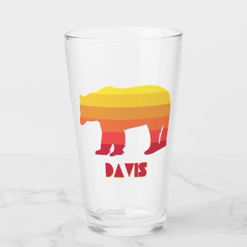Davis West Virginia Rainbow Bear Glass