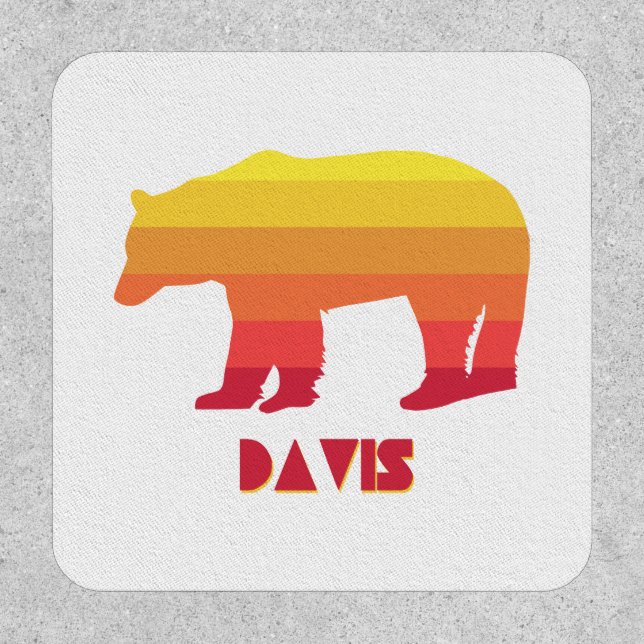 Davis West Virginia Rainbow Bear Patch (Front)