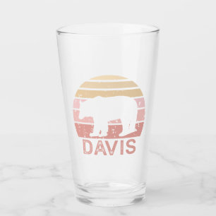 Davis West Virginia Retro Bear Glass
