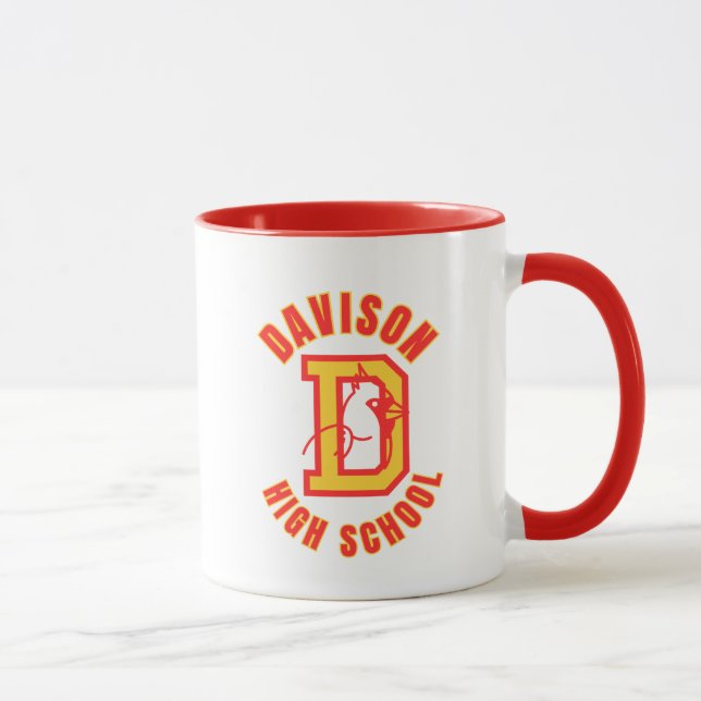 Davison High School Michigan Coffee Mug (Right)