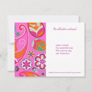 Davita Bat Mitzvah Invitation Birthday Reception