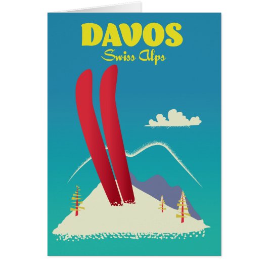 Davos Swiss Alps Cards (Front)