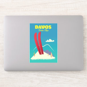Davos Swiss Alps Sticker
