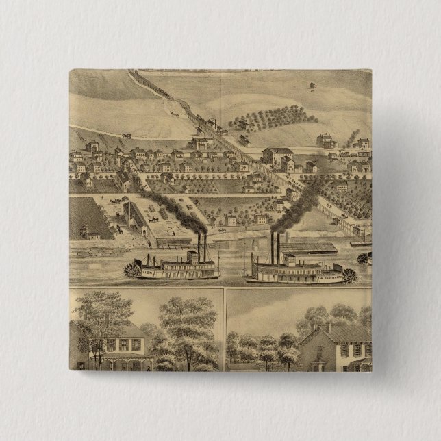 Davosburgh coal works button (Front)