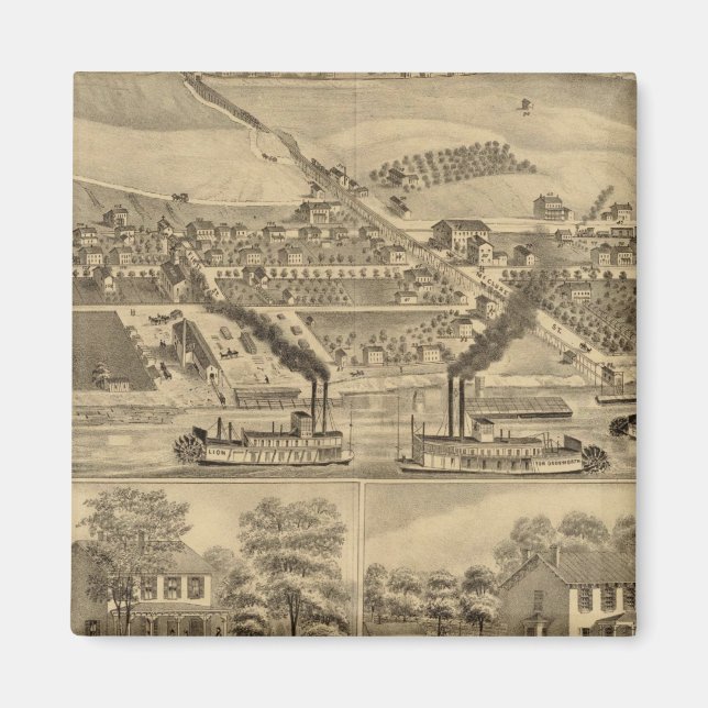 Davosburgh coal works magnet (Front)