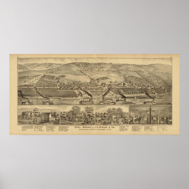 Davosburgh coal works poster (Front)