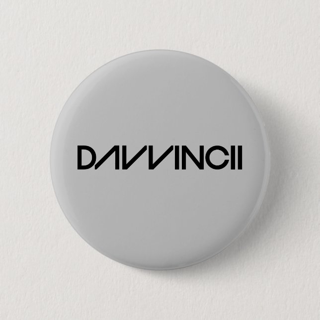 Davvincii Pinback Button (Front)