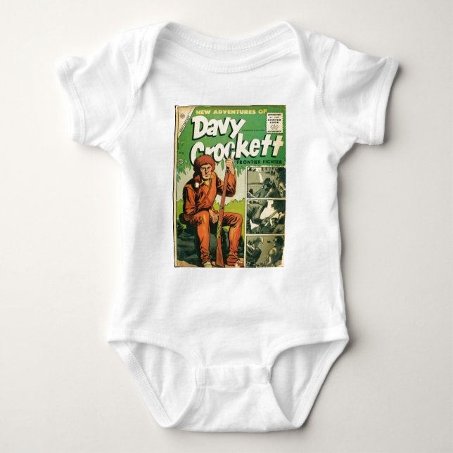 Davy Crockett Baby Bodysuit (Front)