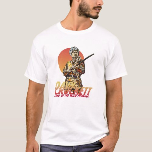 Davy Crockett King Of the Wild Frontier  T_Shirt