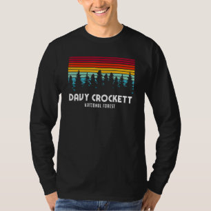 Davy Crockett National Forest Texas Cool Retro Sty T-Shirt