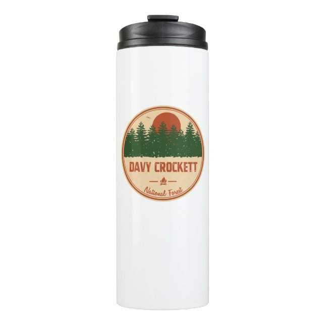 Davy Crockett National Forest Thermal Tumbler (Front)