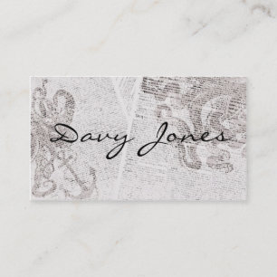 Davy Jones Business Card
