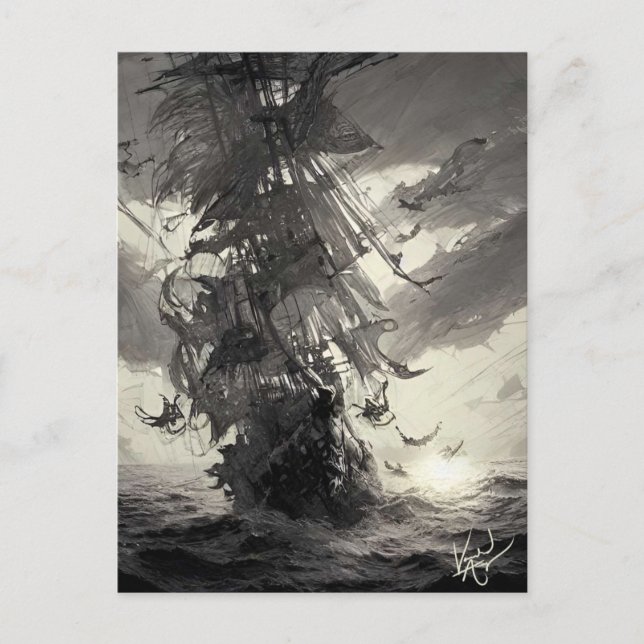 Davy Jones Locker Postcard (Front)