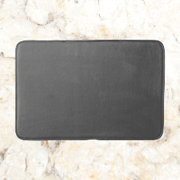 Davy&#39;s Gray Solid Color  Bath Mat