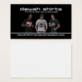 Dawah Shirts Black (Front & Back)