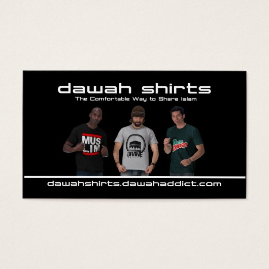 Dawah Shirts Black (Front)