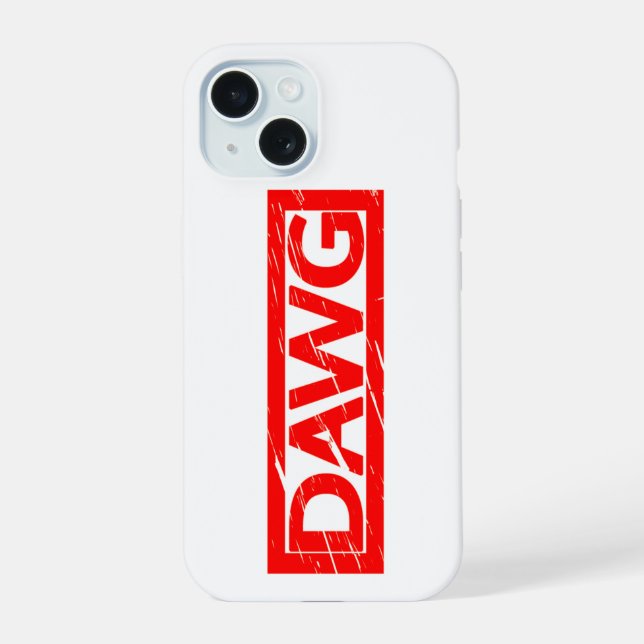 Dawg Stamp Iphone Case (Back)