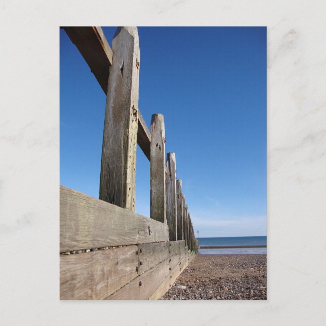 Dawlish Warren Blue Sky Postcard (Front)