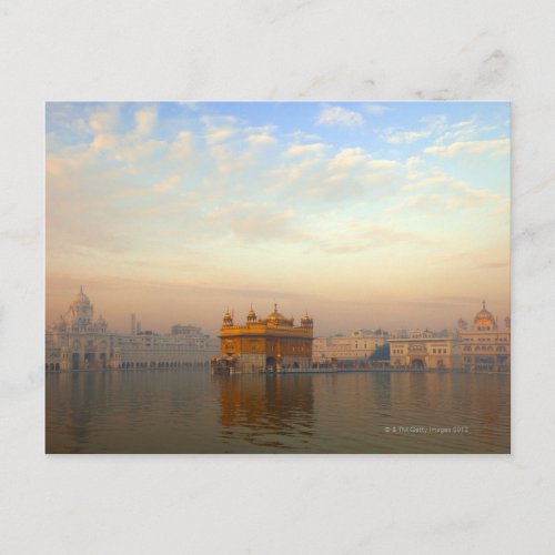 Dawn at the Golden Temple Postcard