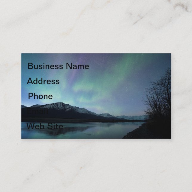 Dawn Aurora Business Card (Front)