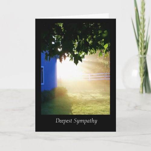 Dawn Deepest Sympathy Card