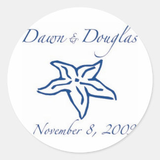 dawn & douglas sticker