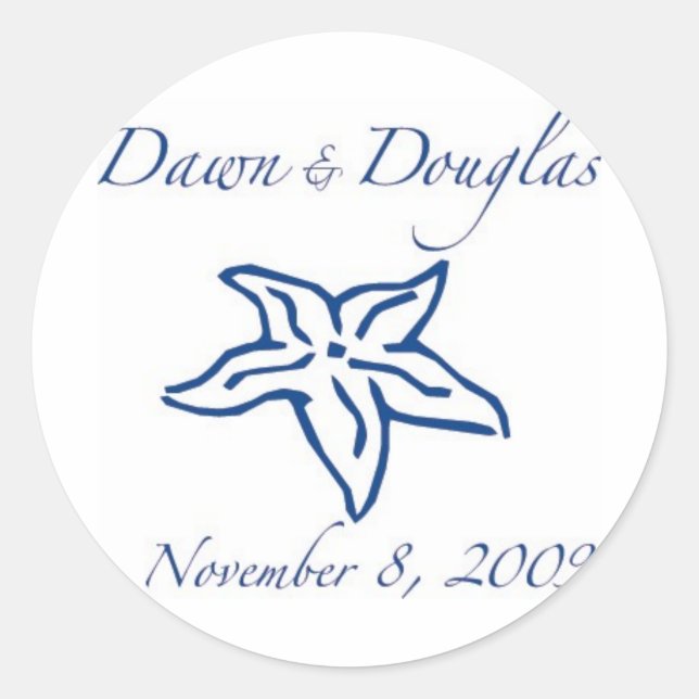 dawn & douglas sticker (Front)