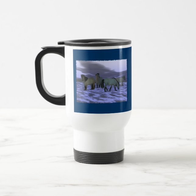 Dawn Horse Travel Mug (Left)