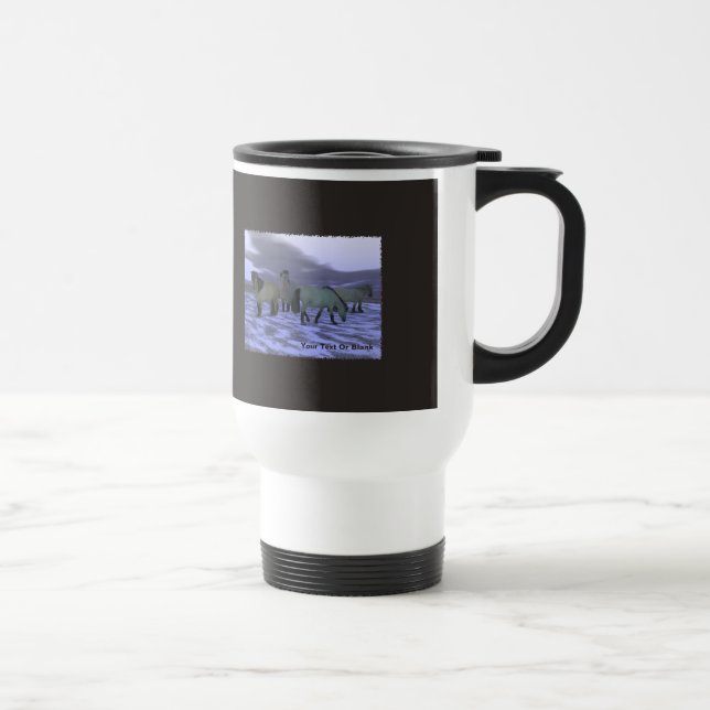 Dawn Horse Travel Mug (Right)