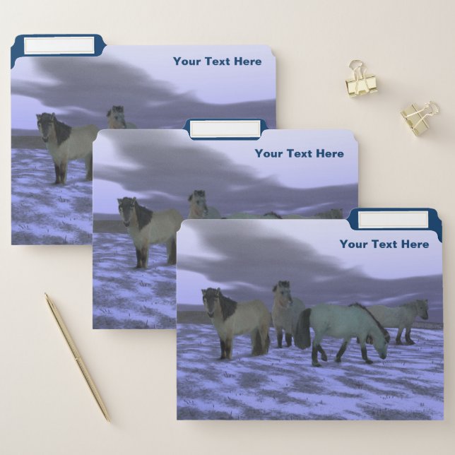 Dawn Horse - Yakutia File Folder (Set)