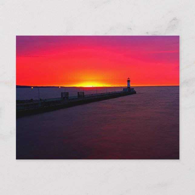 Dawn in Duluth Postcard (Front)